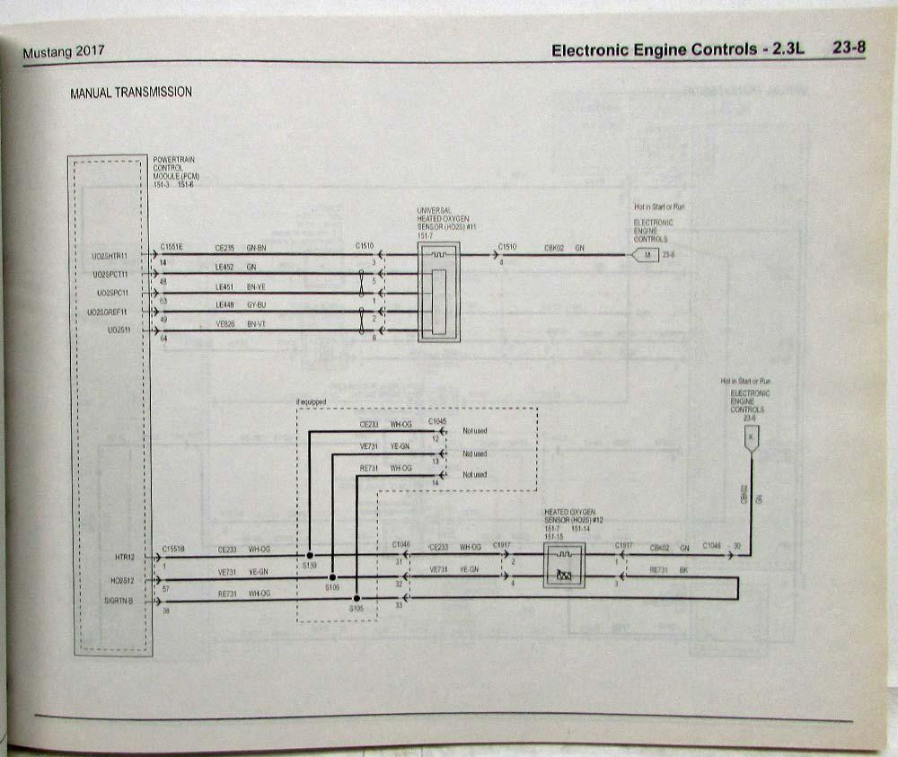 2017 Ford Mustang GT Shelby GT350 Electrical Wiring Diagrams Manual