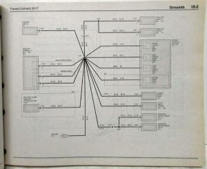 2017 Ford Transit Connect Electrical Wiring Diagrams Manual