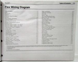 2017 Ford Flex Electrical Wiring Diagrams Manual