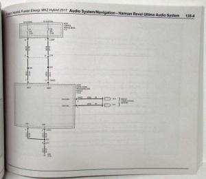 2017 Ford Fusion Energi & Lincoln MKZ Hybrid Electrical Wiring Diagrams Manual