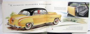1951 Plymouth Concord Cambridge Cranbrook Dealer Sales Brochure ORIGINAL