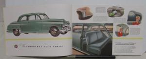 1951 Plymouth Concord Cambridge Cranbrook Dealer Sales Brochure ORIGINAL