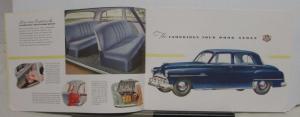 1951 Plymouth Concord Cambridge Cranbrook Dealer Sales Brochure ORIGINAL