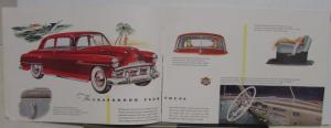 1951 Plymouth Concord Cambridge Cranbrook Dealer Sales Brochure ORIGINAL