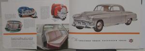 1951 Plymouth Concord Cambridge Cranbrook Dealer Sales Brochure ORIGINAL