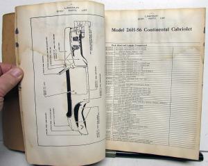 1942 Lincoln Dealer Body Parts List Book Catalog Zephyr Continental Custom Orig