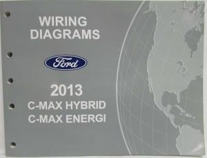 2013 Ford C-Max Hybrid Energi Electric Electrical Wiring Diagrams Manual