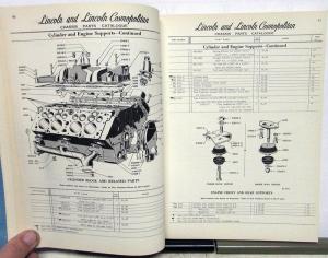1949 Lincoln & Cosmopolitan Dealer Chassis Parts List Book Catalog Original