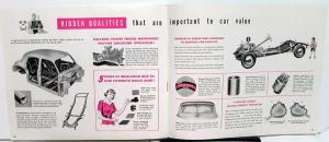 1951 Plymouth makes a car run ... A Primer On Plymouth Original Sales Brochure