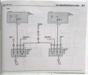 2014 Ford Edge and Lincoln MKX Electrical Wiring Diagrams Manual