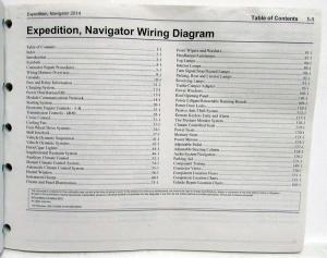 2014 Ford Expedition & Lincoln Navigator Electrical Wiring Diagrams Manual
