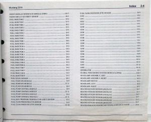 2014 Ford Mustang GT Shelby GT500 Electrical Wiring Diagrams Manual