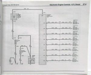 2014 Ford F-250 350 450 550 Super Duty Pickup Electrical Wiring Diagrams Manual