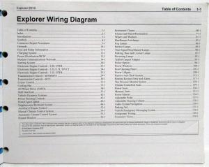 2014 Ford Explorer Electrical Wiring Diagrams Manual