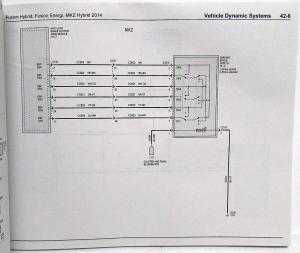 2014 Ford Fusion Energi & Lincoln MKZ Hybrid Electrical Wiring Diagrams Manual