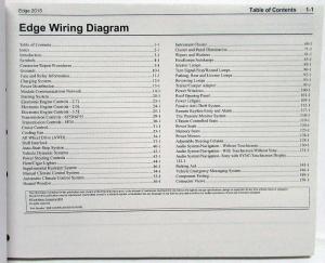 2015 Ford Edge Electrical Wiring Diagrams Manual