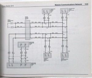 2015 Ford Focus Electric Electrical Wiring Diagrams Manual