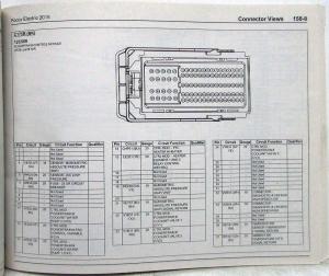 2015 Ford Focus Electric Electrical Wiring Diagrams Manual