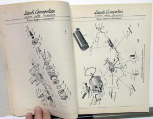 1952-1953 Lincoln Dealer Chassis Parts Book Catalog Cosmopolitan Capri Orig