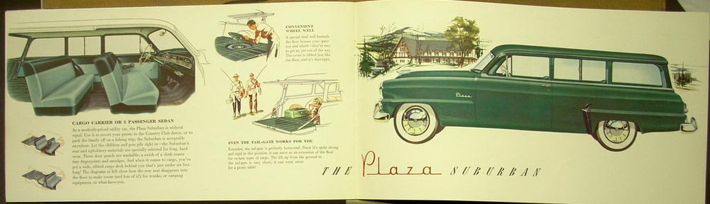 Hy Style 1954 Plymouth Belvedere Savoy Plaza Dealer Sale Brochure Color ORIGINAL