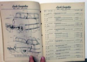 1952 Lincoln Cosmopolitan & Capri Dealer Body Parts Book Catalog Finalized Orig