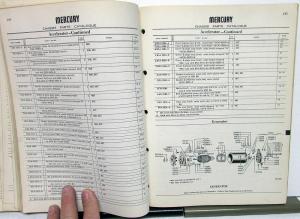 1954-1955 Mercury Chassis Parts Catalog Book Monterey Montclair Final Edition