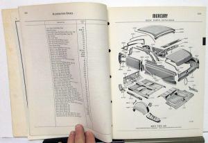 1955 Mercury Body Parts Catalog Book Final Edition Monterey Montclair Wagon