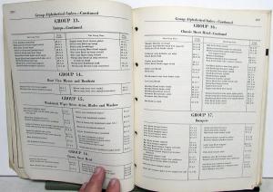 1956 Mercury Chassis Parts Catalog Book Monterey Montclair Convertible Wagon