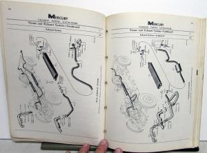 1956 Mercury Chassis Parts Catalog Book Monterey Montclair Convertible Wagon