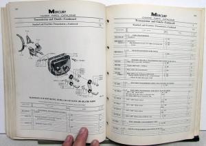 1956 Mercury Chassis Parts Catalog Book Monterey Montclair Convertible Wagon