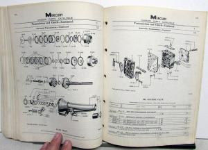 1956 Mercury Chassis Parts Catalog Book Monterey Montclair Convertible Wagon