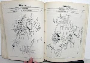 1956 Mercury Chassis Parts Catalog Book Monterey Montclair Convertible Wagon