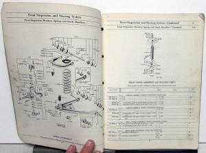 1956 Mercury Chassis Parts Catalog Book Final Edition Monterey Montclair Custom