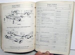 1956 Mercury Chassis Parts Catalog Book Final Edition Monterey Montclair Custom