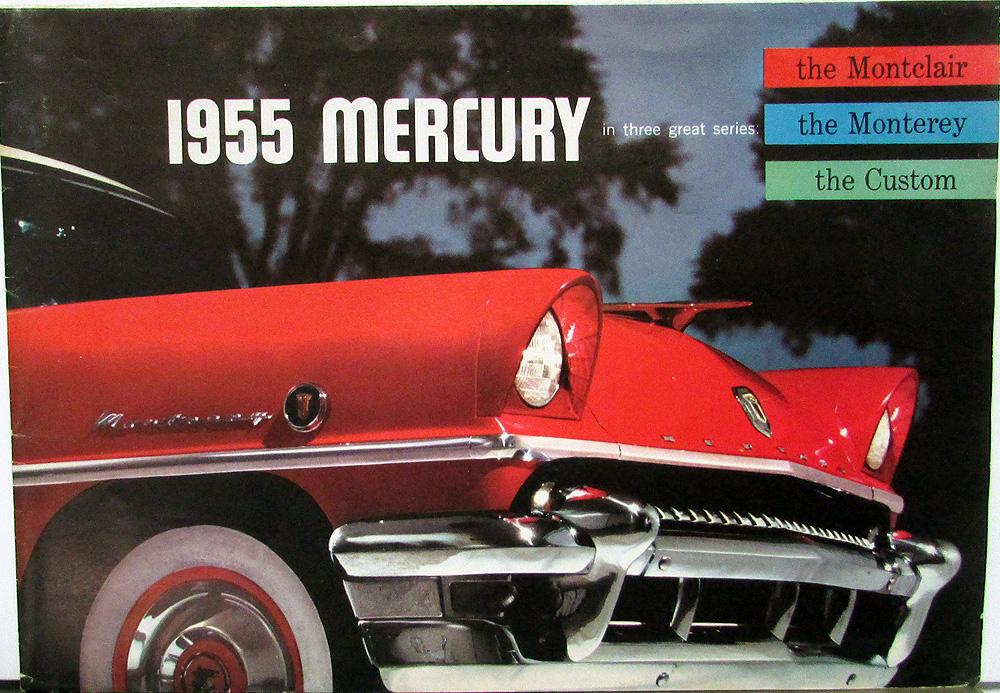 1955 Mercury 8 Montclair Monterey Custom Sales Folder Form M55 101 Original