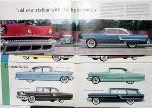 1955 Mercury 8 Montclair Monterey Custom Sales Folder Form M55 101 Original