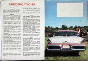 1957 Mercury 8 Montclair Monterey Wagon CANADIAN Sales Folder Mailer Form AD 752