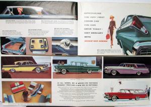 1957 Mercury 8 Montclair Monterey Wagon CANADIAN Sales Folder Mailer Form AD 752