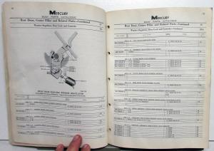 1956 Mercury Dealer Body Parts Catalog Book Monterey Montclair Custom Medalist