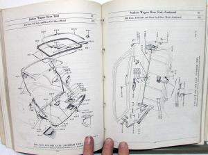 1956 Mercury Dealer Body Parts Catalog Final Edition Montclair Monterey Custom