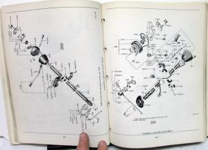 1956-1958 Mercury Dealer Master Chassis & Body Parts Catalog Book Full Line