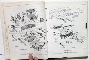 1956-1958 Mercury Dealer Master Chassis & Body Parts Catalog Book Full Line