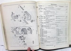 1956-1958 Mercury Dealer Master Chassis & Body Parts Catalog Book Full Line