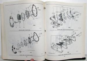 1956-1959 Mercury Dealer Master Chassis & Body Parts Catalog Book All Cars