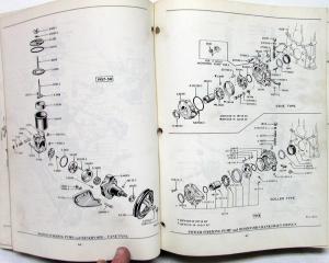 1956-1959 Mercury Dealer Master Chassis & Body Parts Catalog Revised Sept