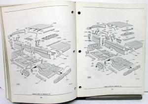 1956-1959 Mercury Dealer Master Chassis & Body Parts Catalog Revised Sept