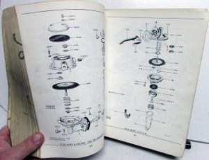 1956-1959 Mercury Dealer Master Chassis Body Parts Catalog Book Revised 61