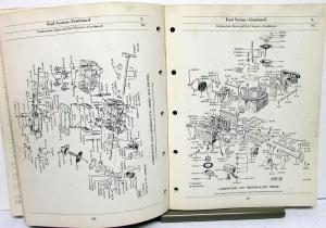 1957-1958 Mercury Dealer Chassis Parts Catalog Book Preliminary Monterey Phaeton