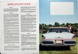 1957 Mercury Montclair Monterey Station Wagons Series Sales Folder M57-101 Orig