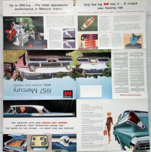 1957 Mercury Montclair Monterey Station Wagons Series Sales Folder M57-101 Orig